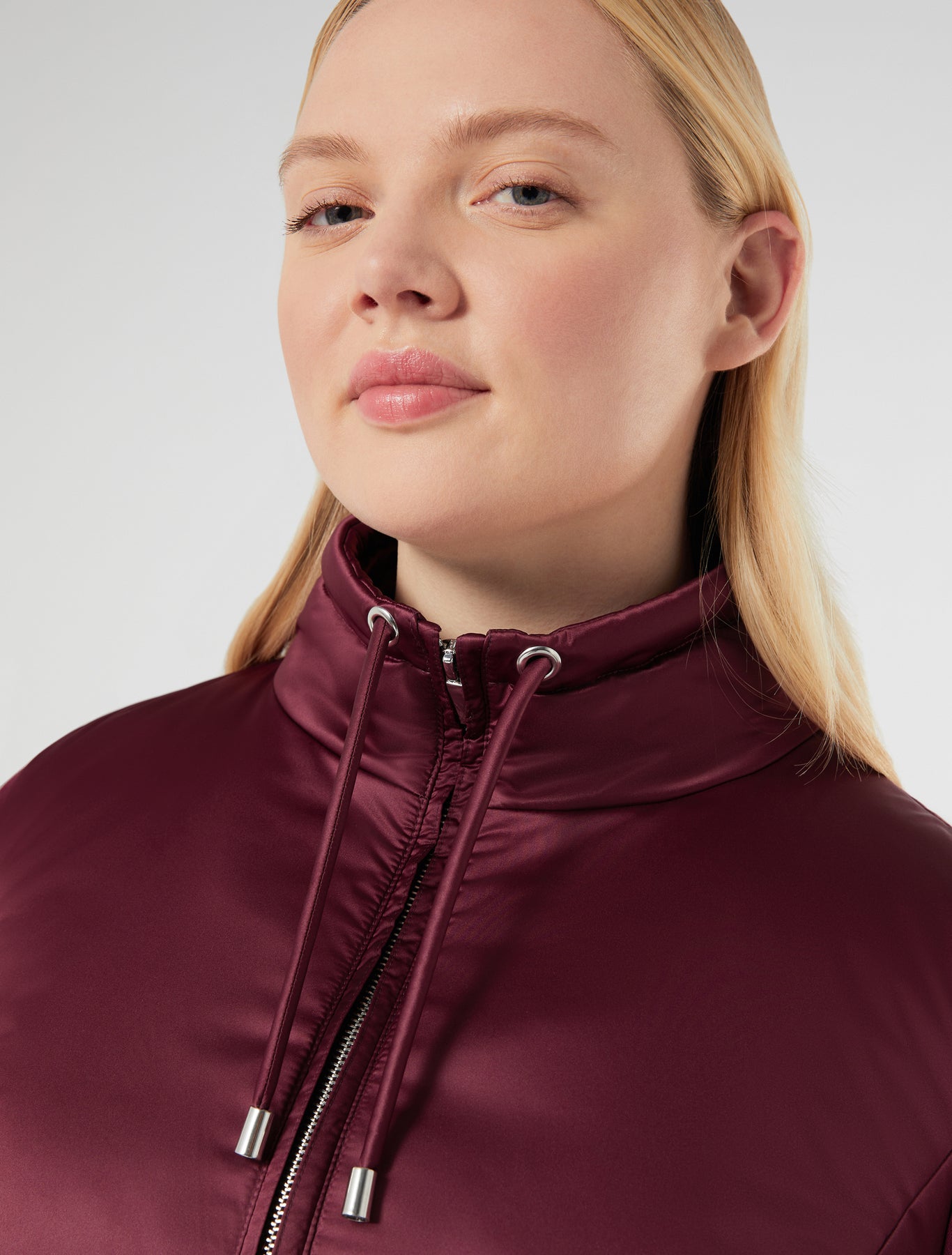 marina rinaldi padded gilet for woman
