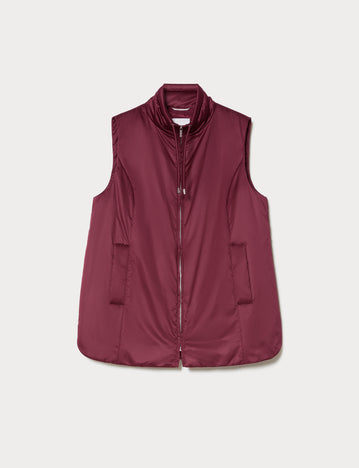 marina rinaldi padded gilet for woman