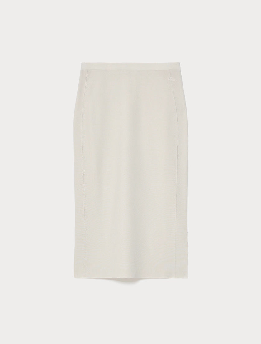 Viscose knit skirt