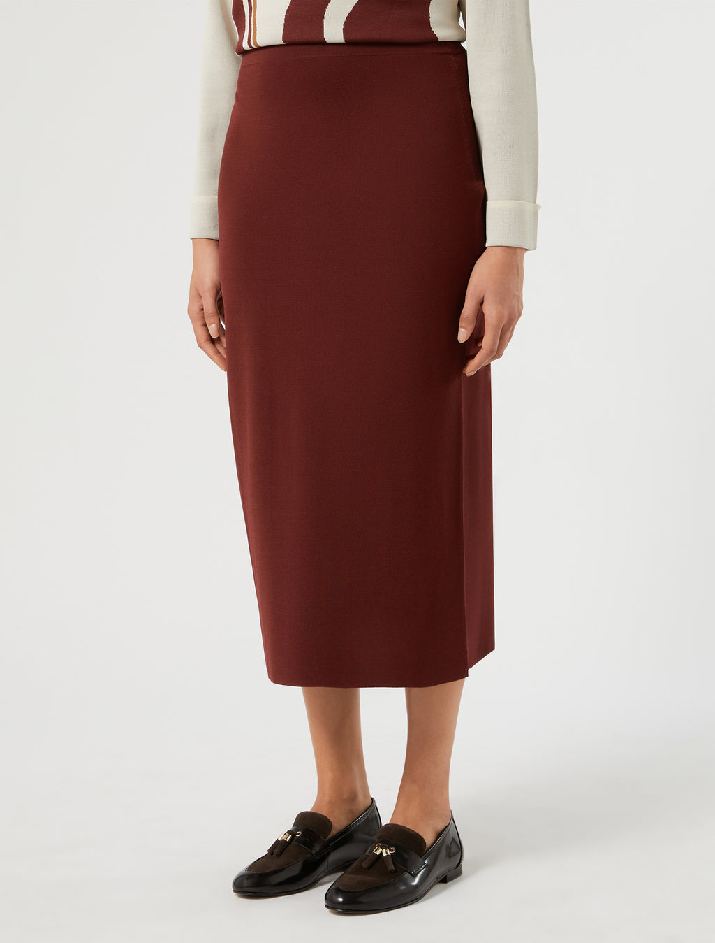 Marina Rinaldi viscose knit skirt for woman