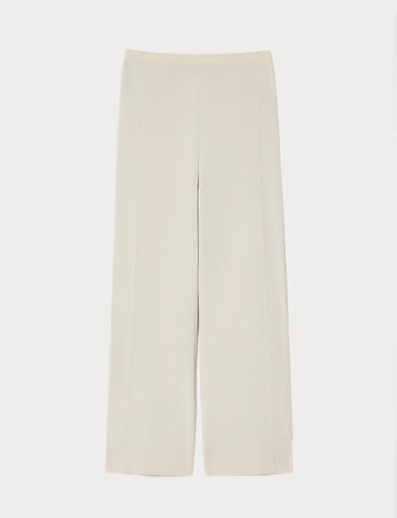 Viscose knit trousers