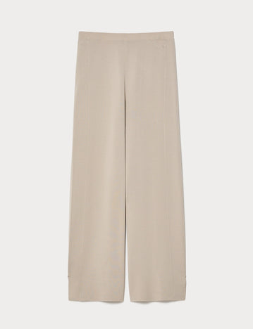 Viscose knit trousers