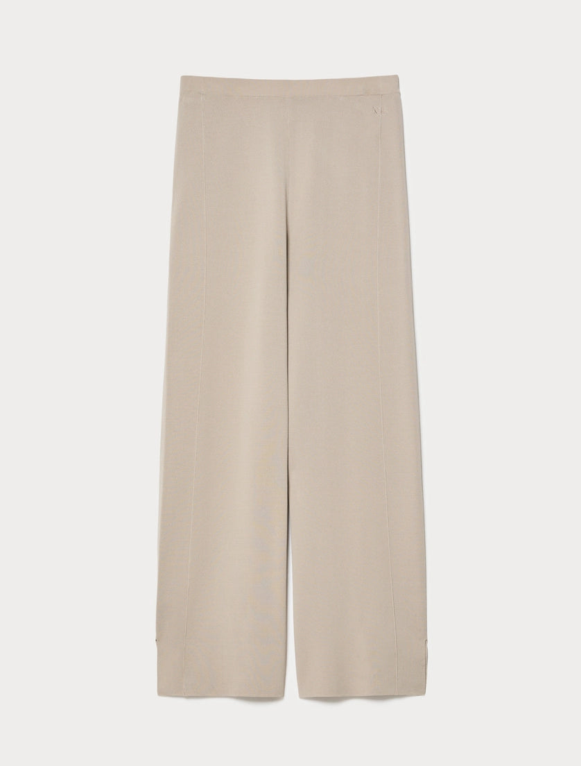Viscose knit trousers