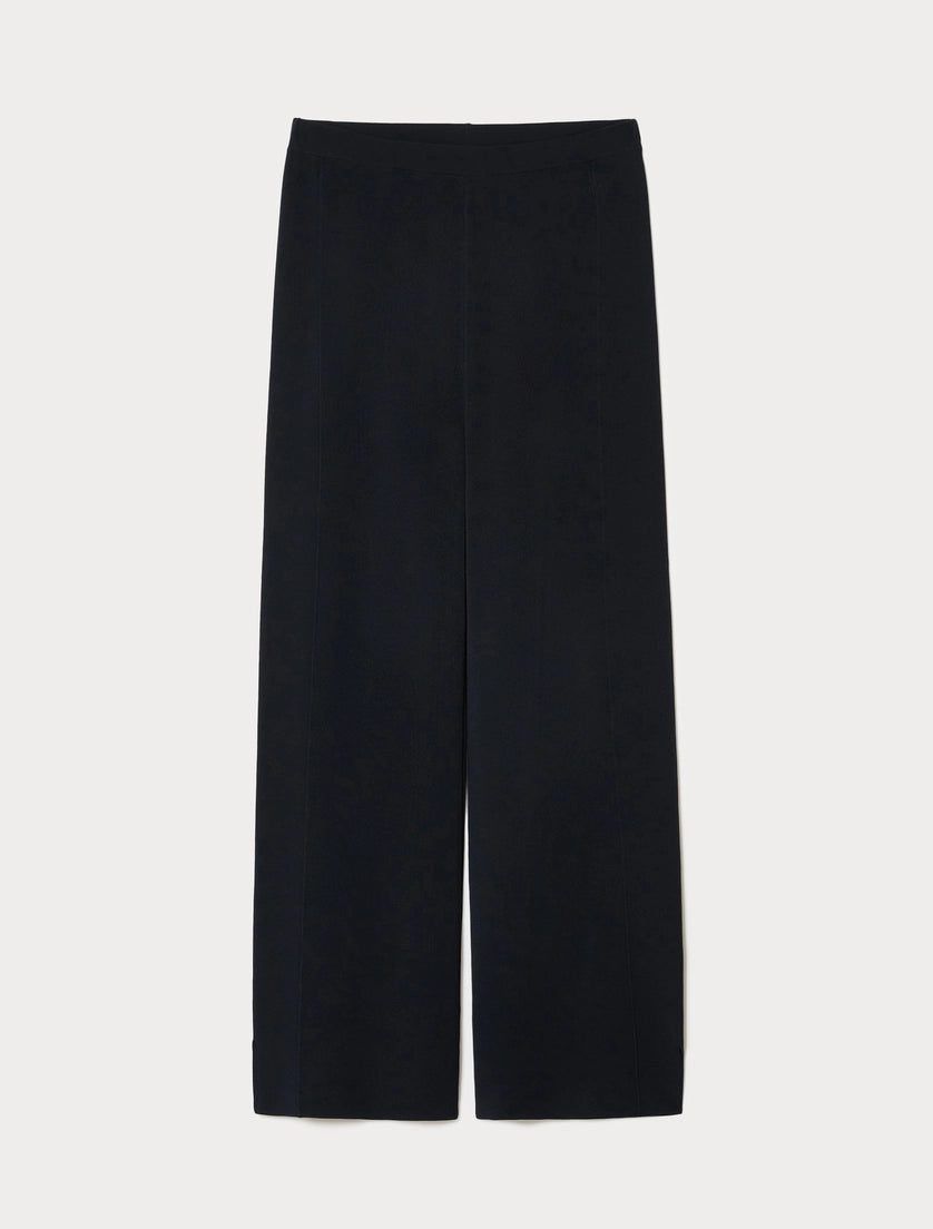 Viscose knit trousers