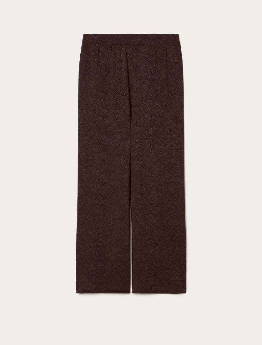 Linen knit trousers
