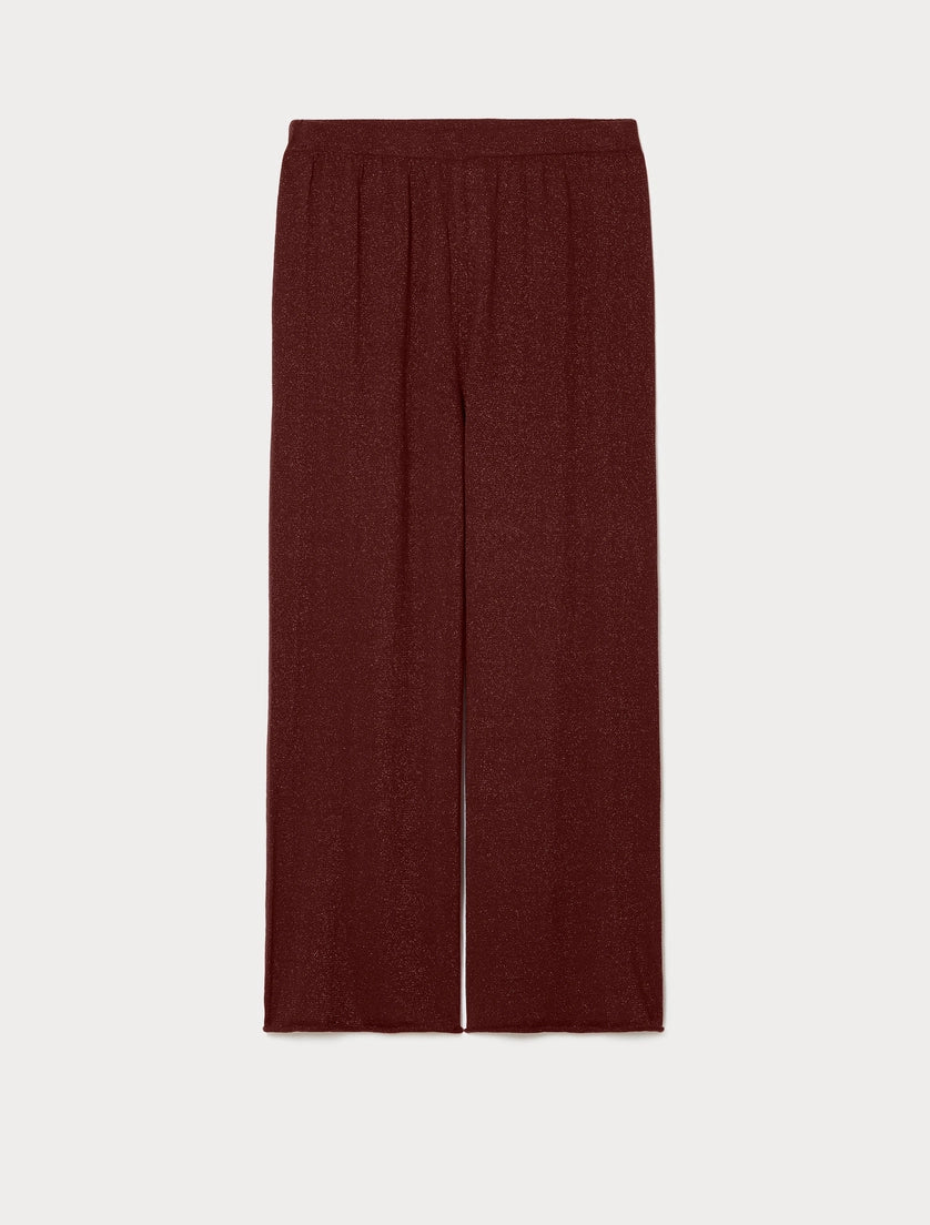 Linen knit trousers