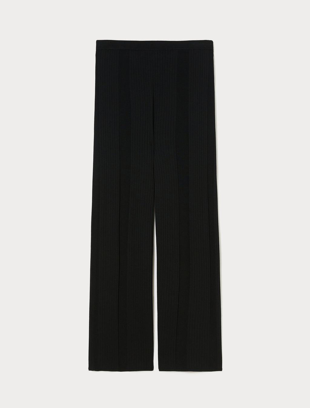 Ribbed knit trousers