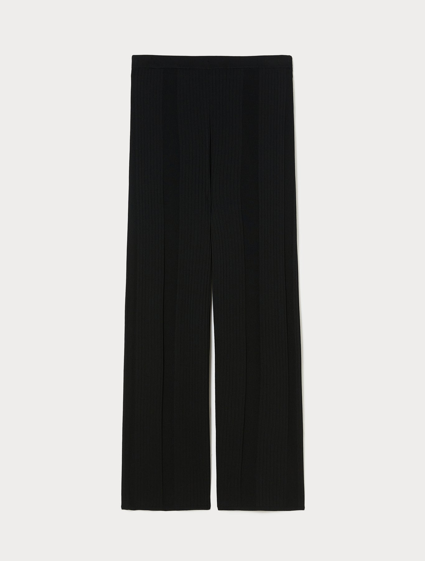 Ribbed knit trousers