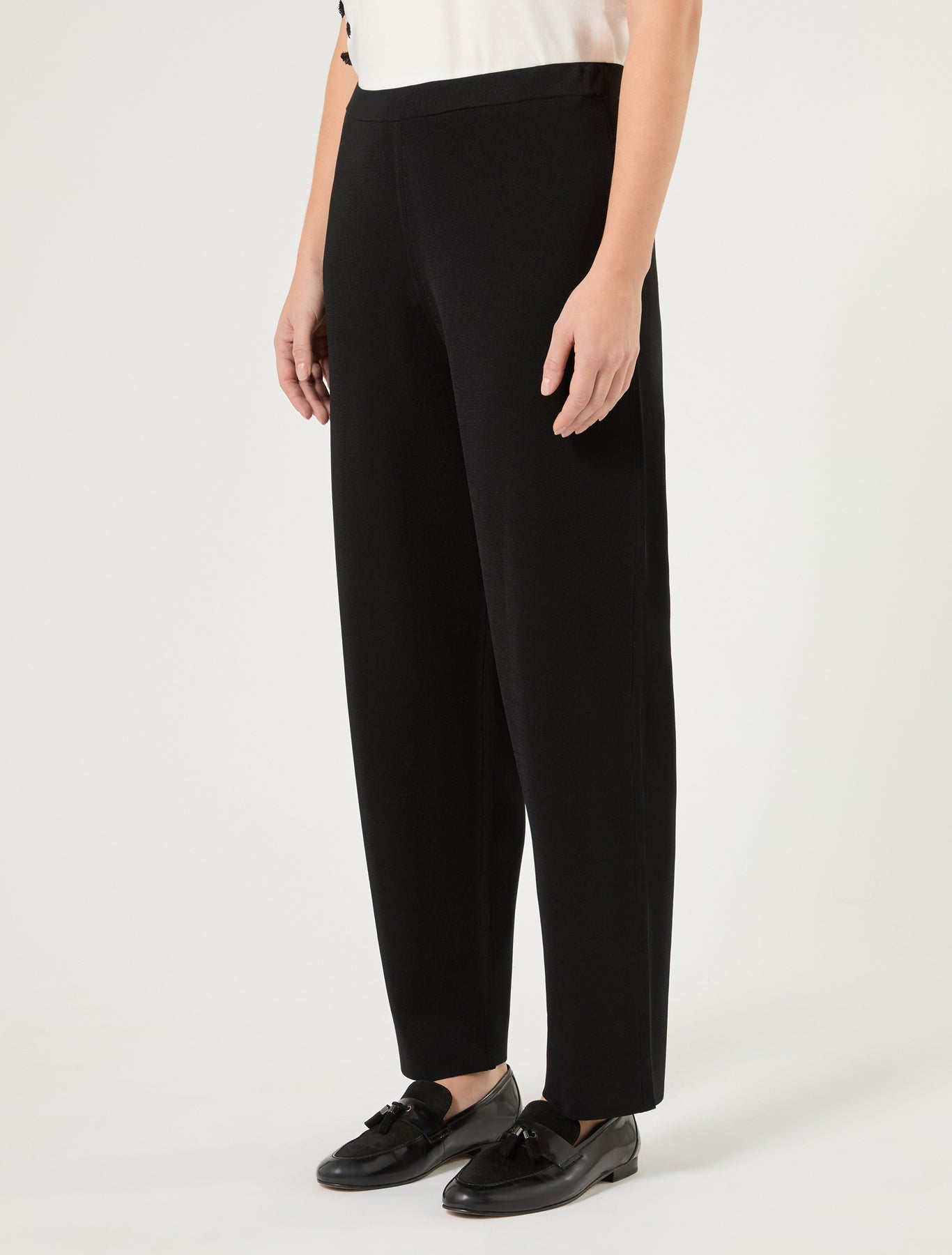 Marina Rinaldi viscose knit trousers for woman