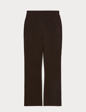 Marina Rinaldi ribbed knitted trousers for woman