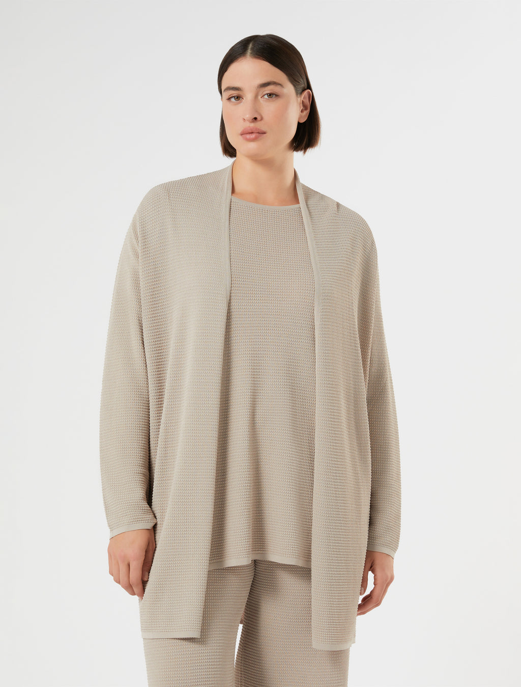 marina rinaldi viscose knit cardigan for woman