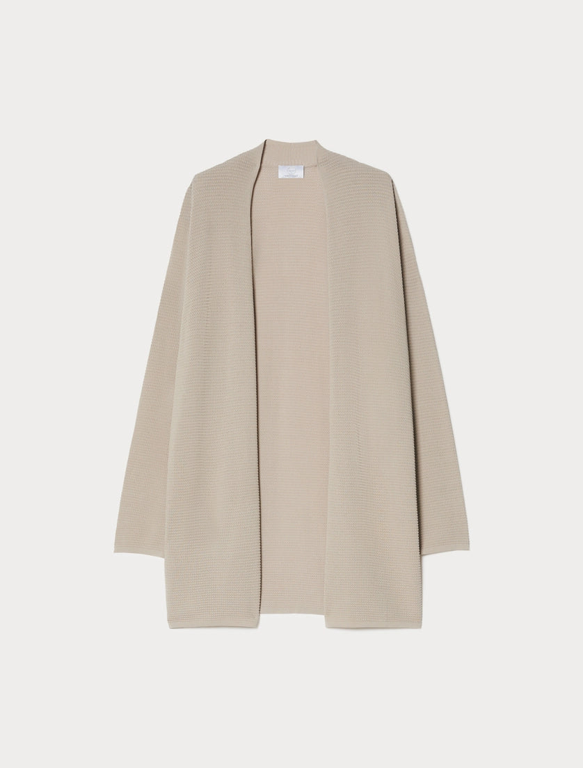 Viscose knit cardigan