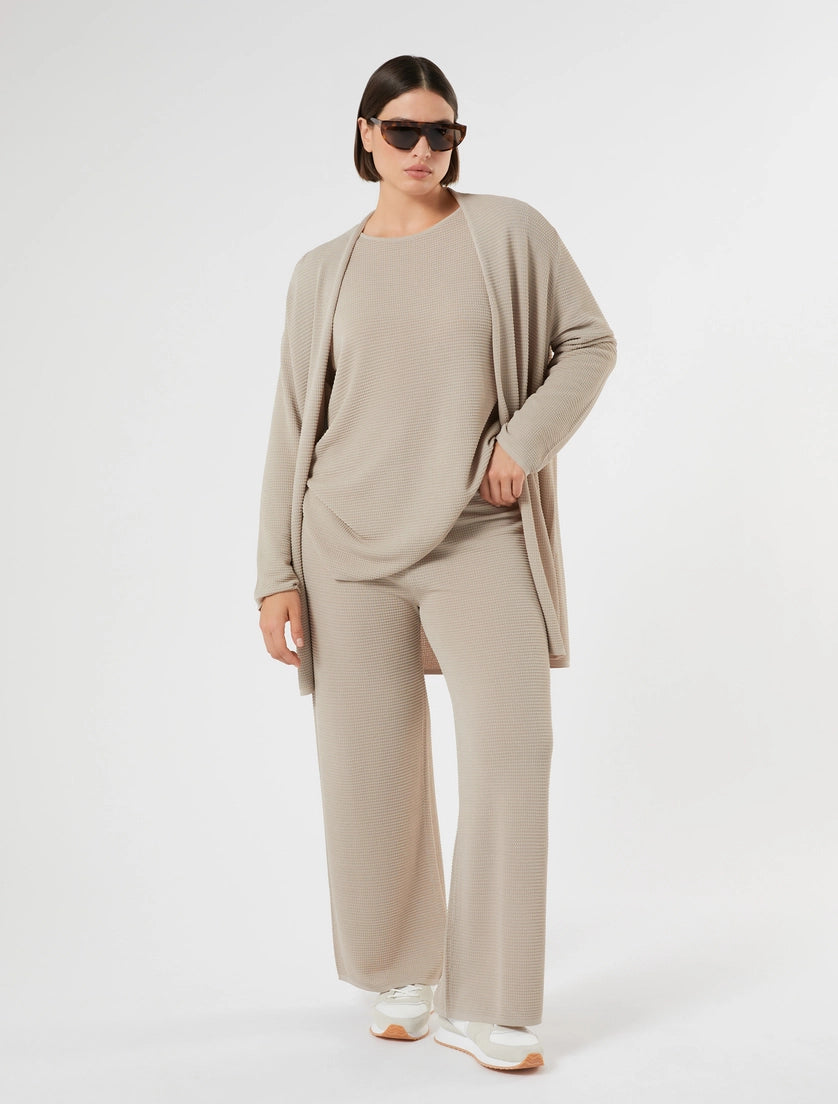 Viscose knit cardigan