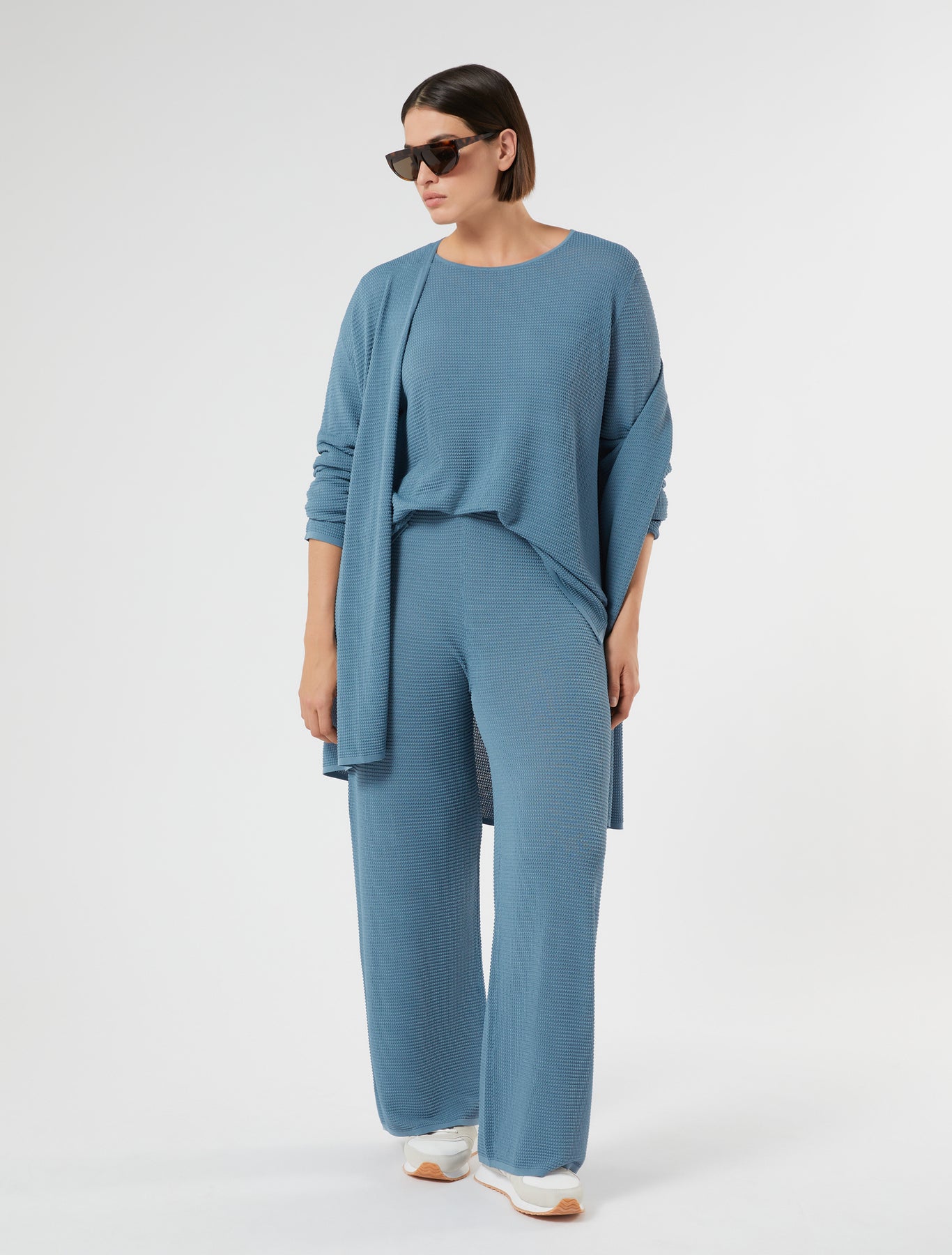marina rinaldi viscose knit cardigan for woman