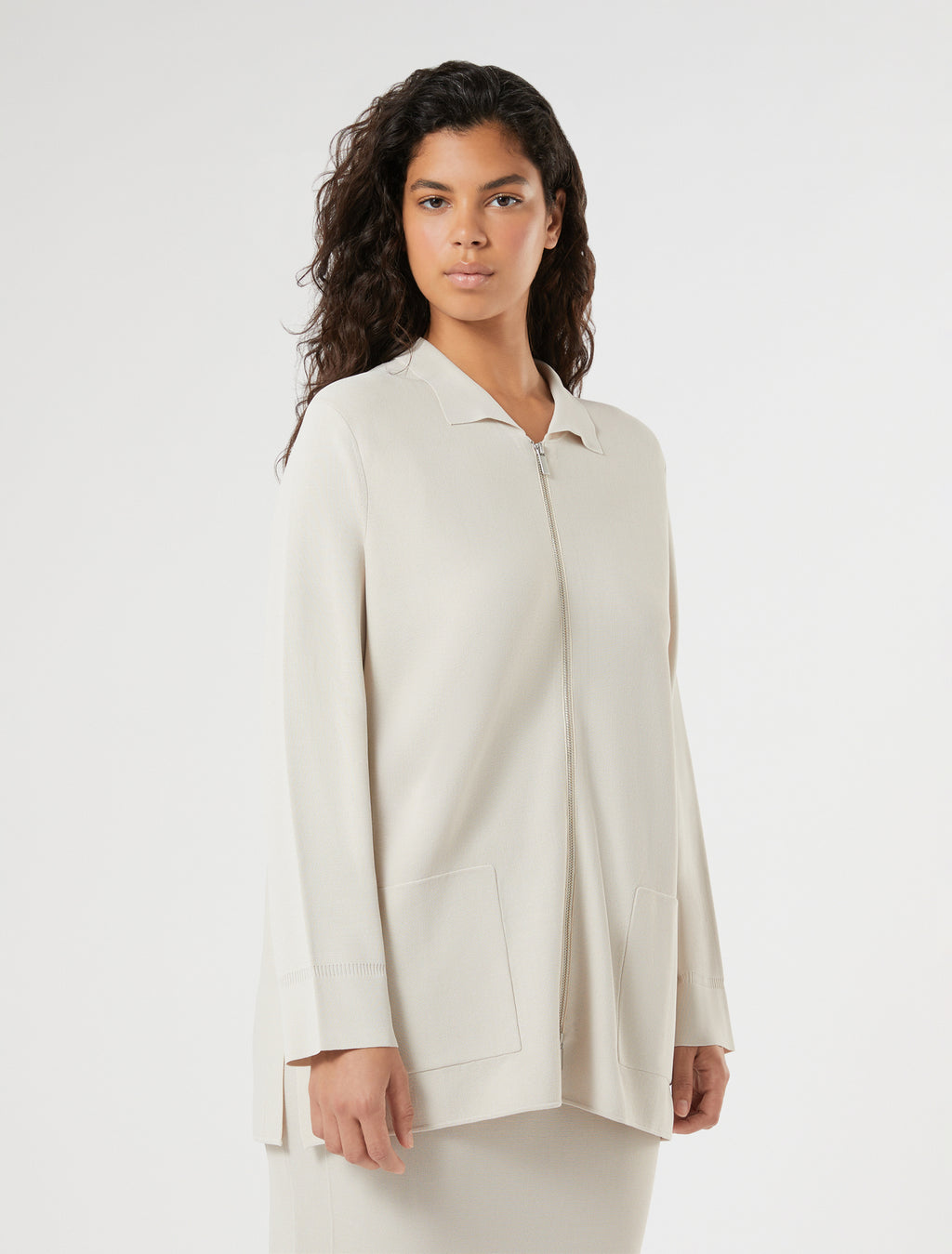 Viscose pocket cardigan