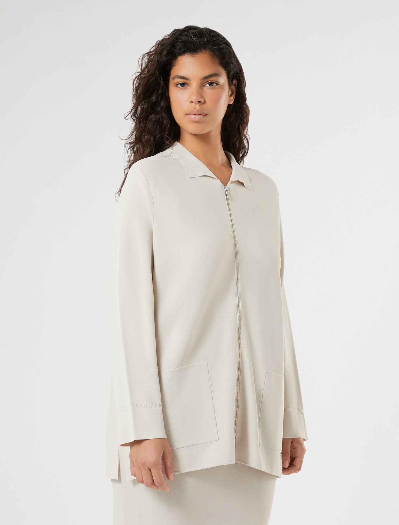 Viscose pocket cardigan