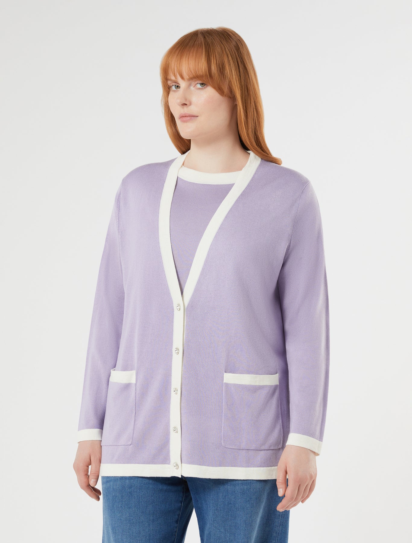 Silk and cashmere cardigan
