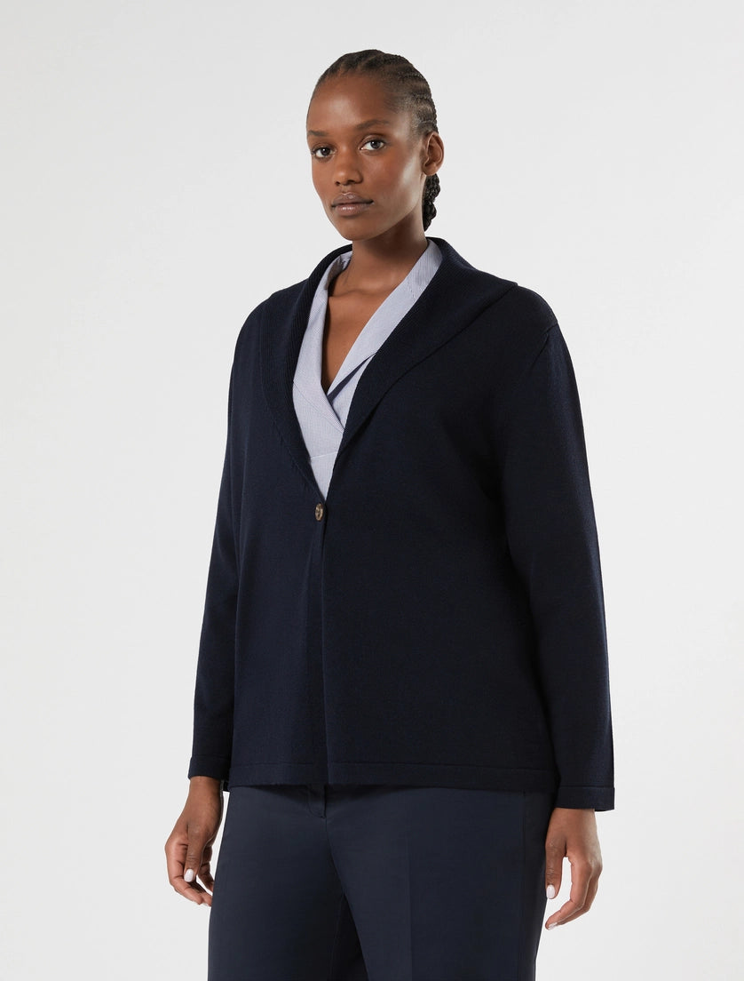 marina rinaldi wool cardigan for woman