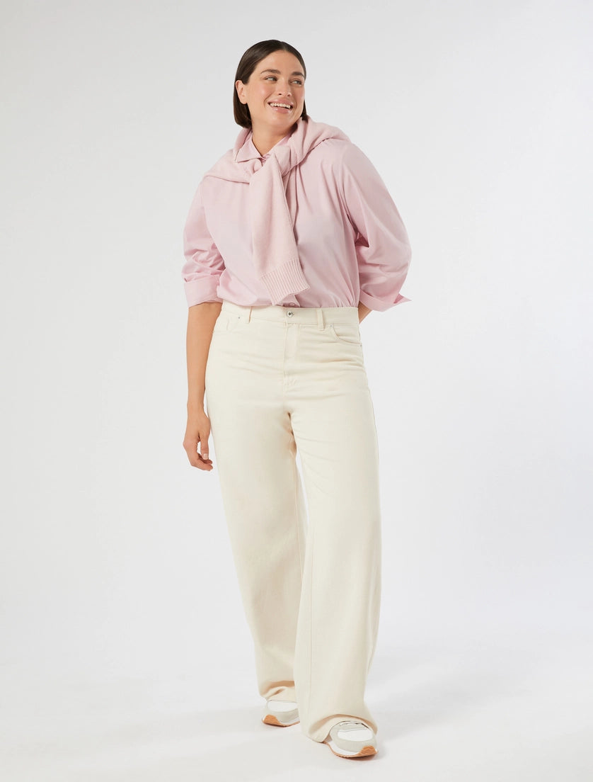 Embroidered cotton cardigan