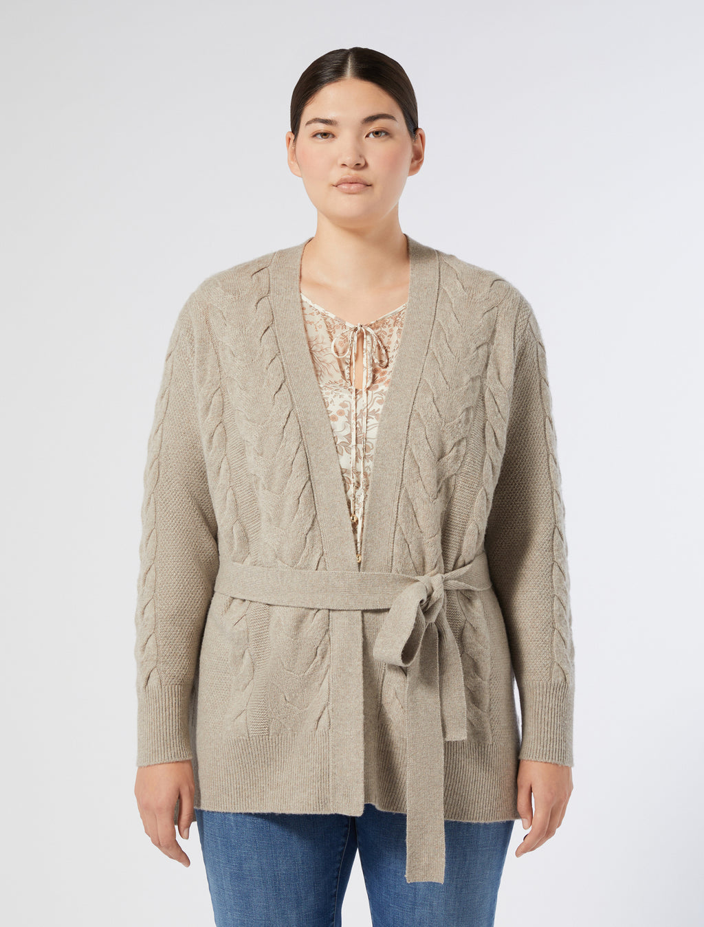 Cashmere-blend cardigan