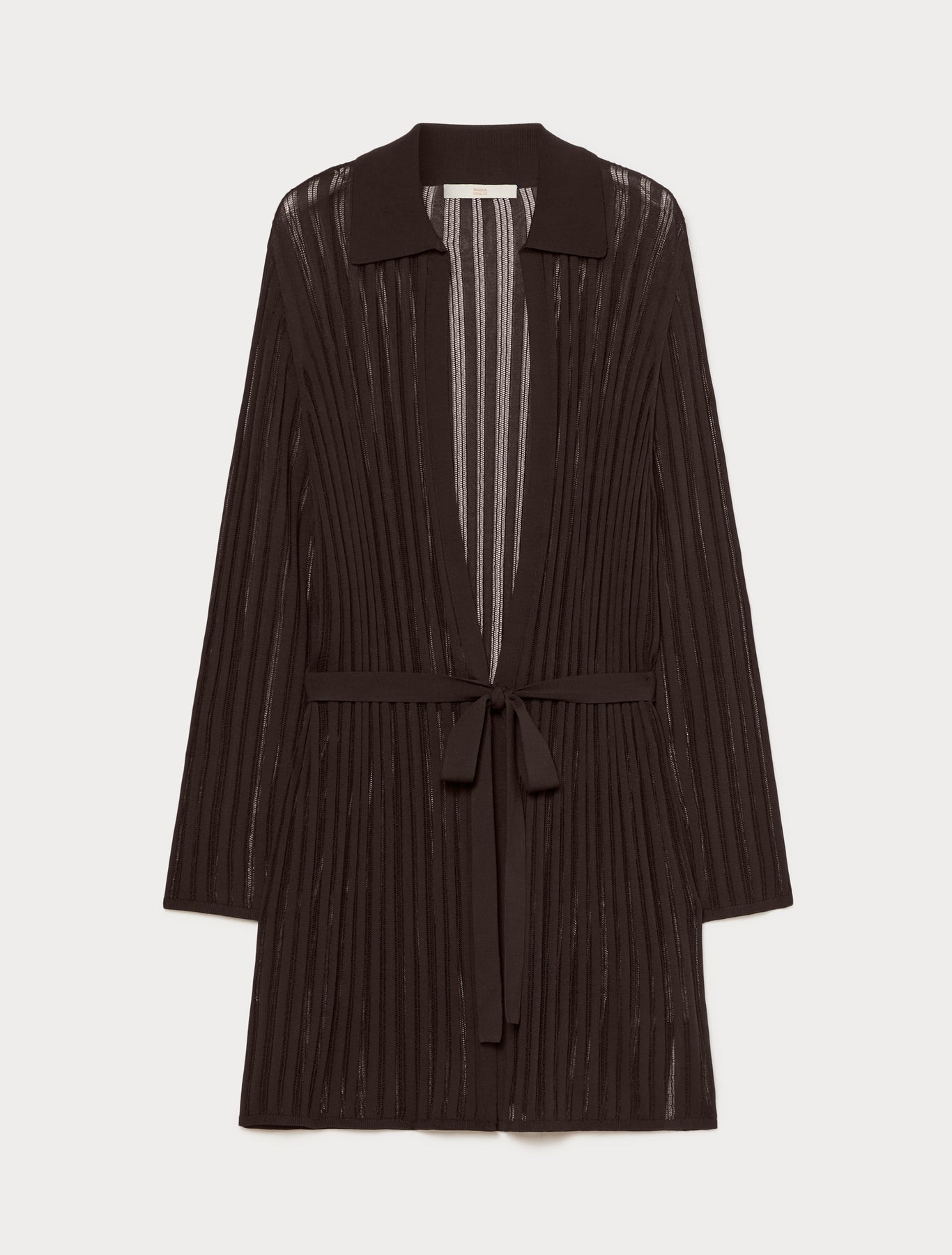 Marina Rinaldi ribbed knit cardigan for woman