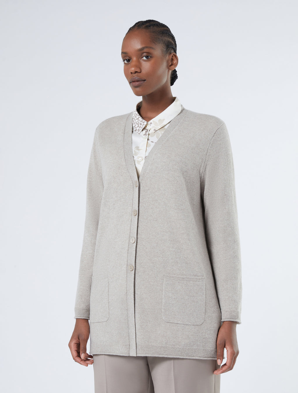 Pure cashmere cardigan