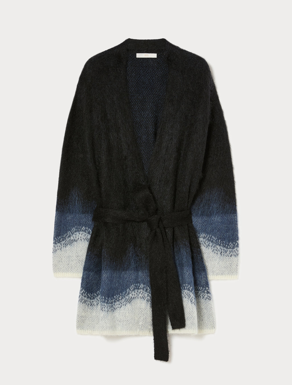 Marina Rinaldi jacquard mohair cardigan for woman