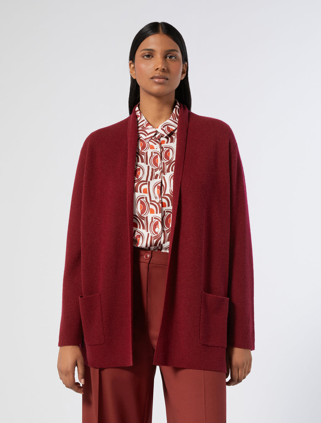 Wool and cashmere cardigan