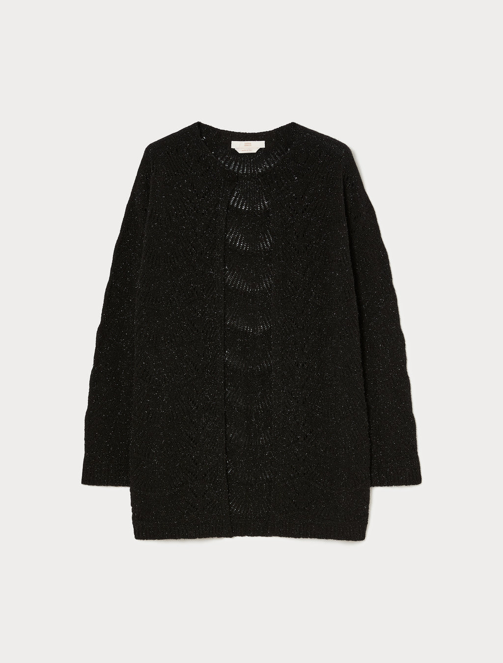 Marina Rinaldi open-knit wool cardigan for woman