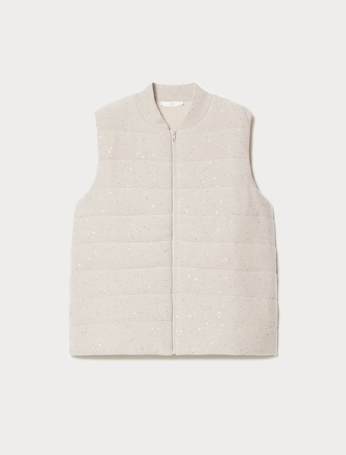 Marina Rinaldi sequinned wool-blend gilet for women