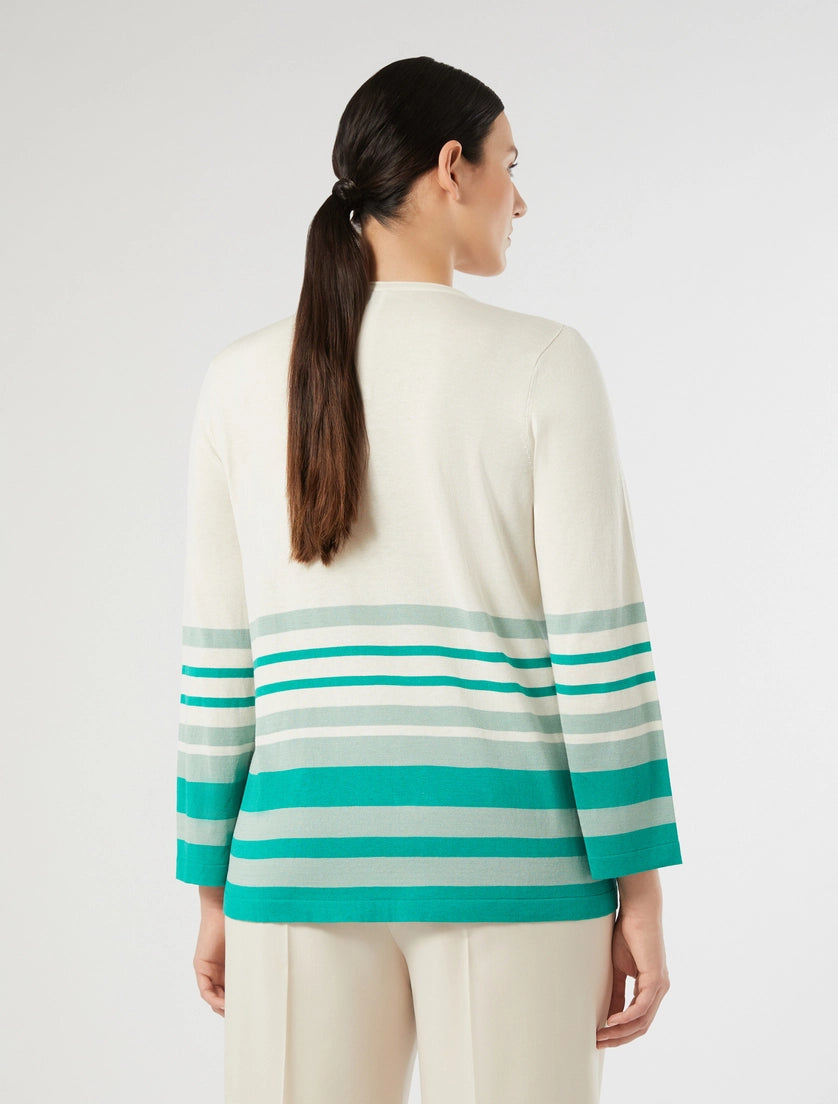 marina rinaldi silk and cotton sweater for woman