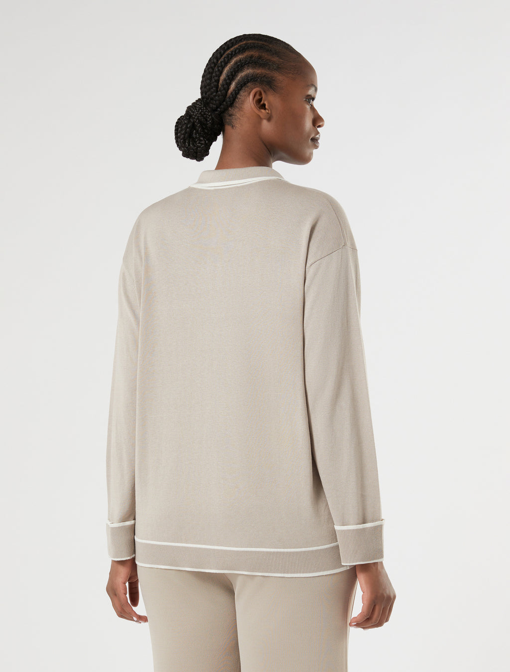 Silk and cotton sweater