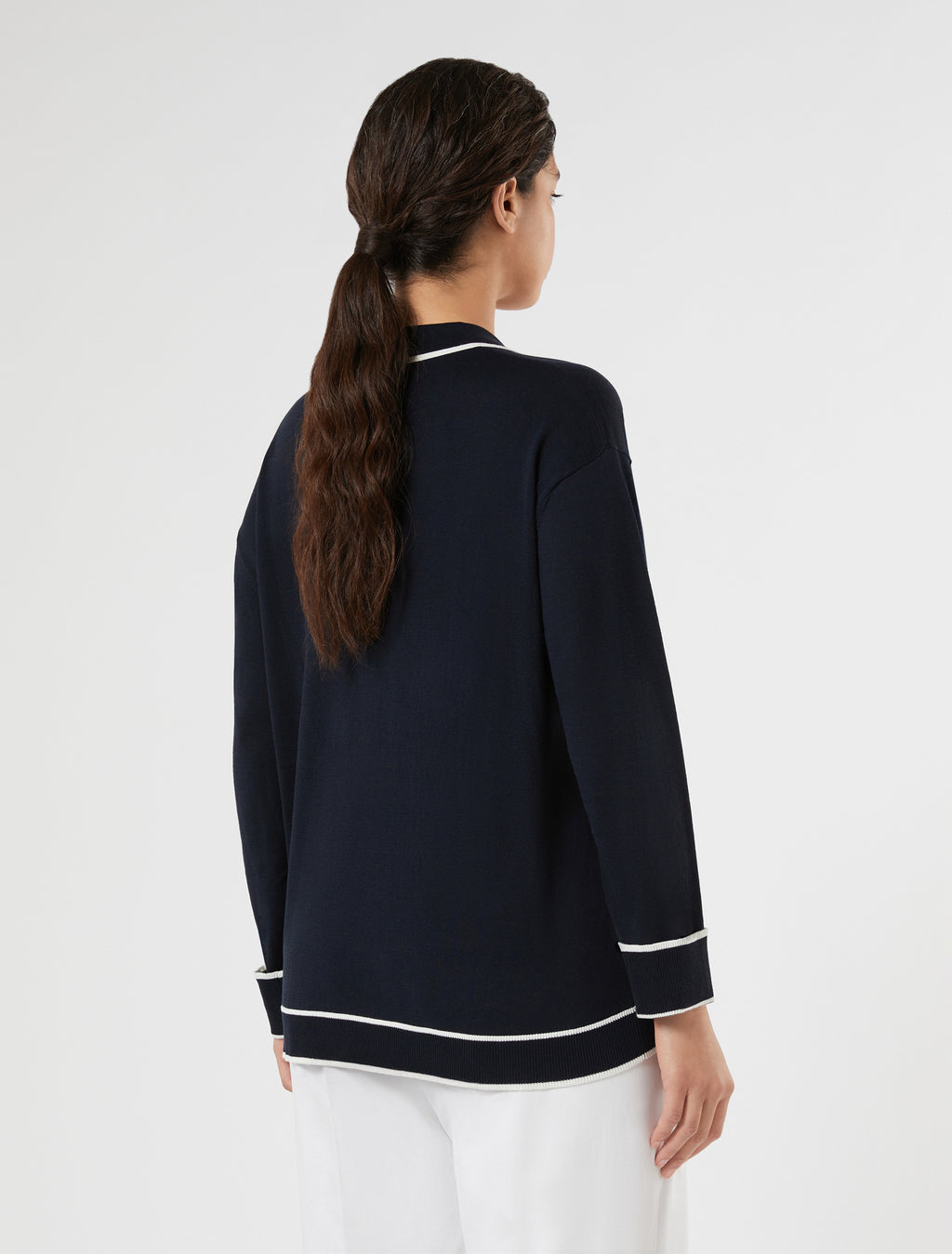 marina rinaldi silk and cotton sweater for woman