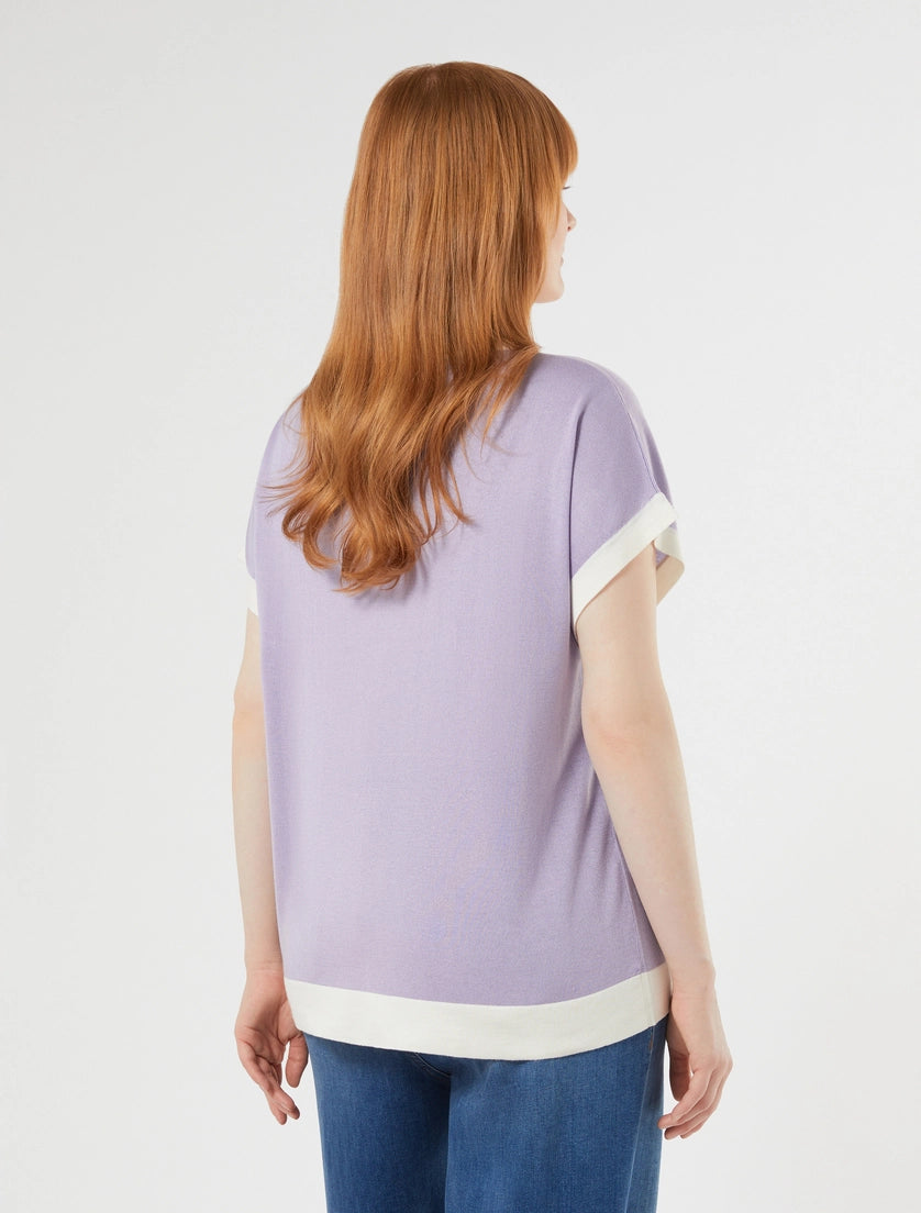 Silk and cashmere sweater