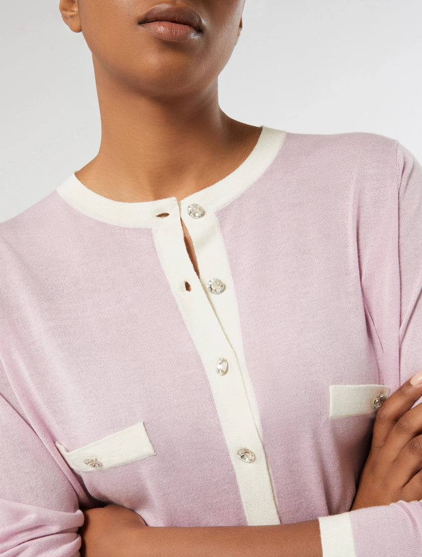 Silk and cashmere sweater