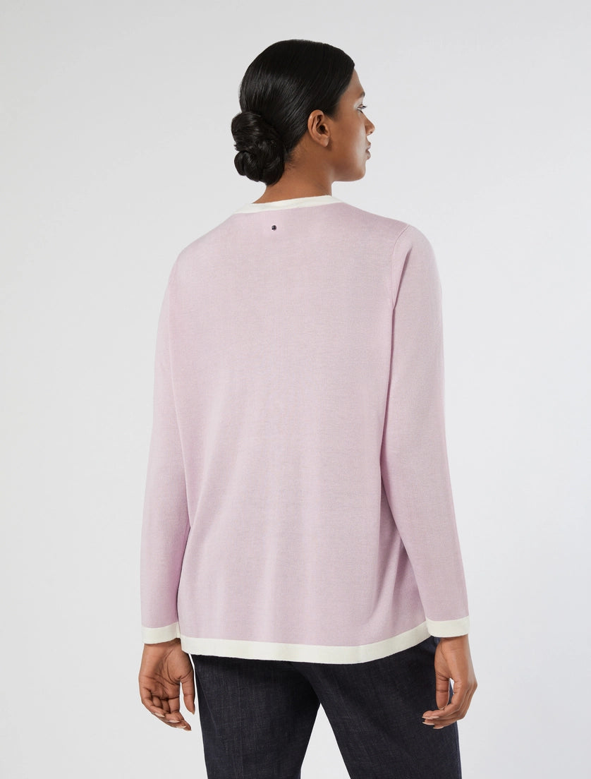 Silk and cashmere sweater