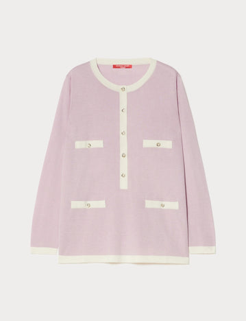 Silk and cashmere sweater