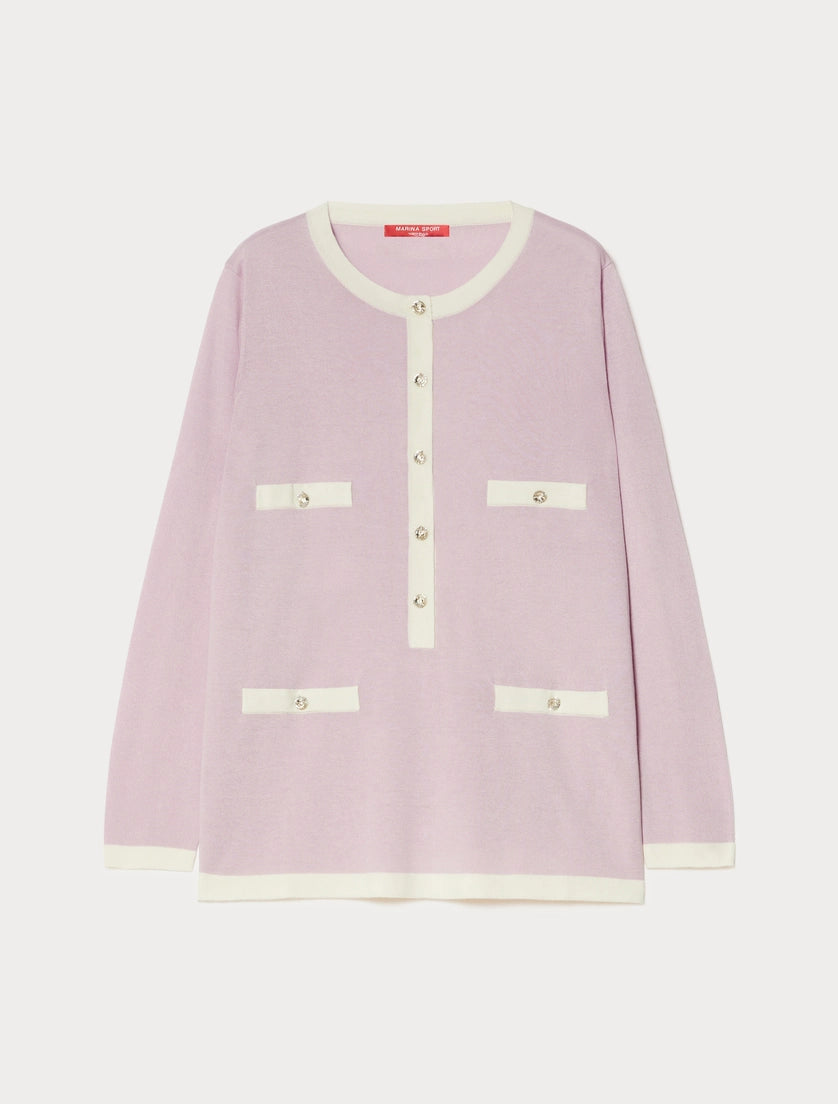 Silk and cashmere sweater