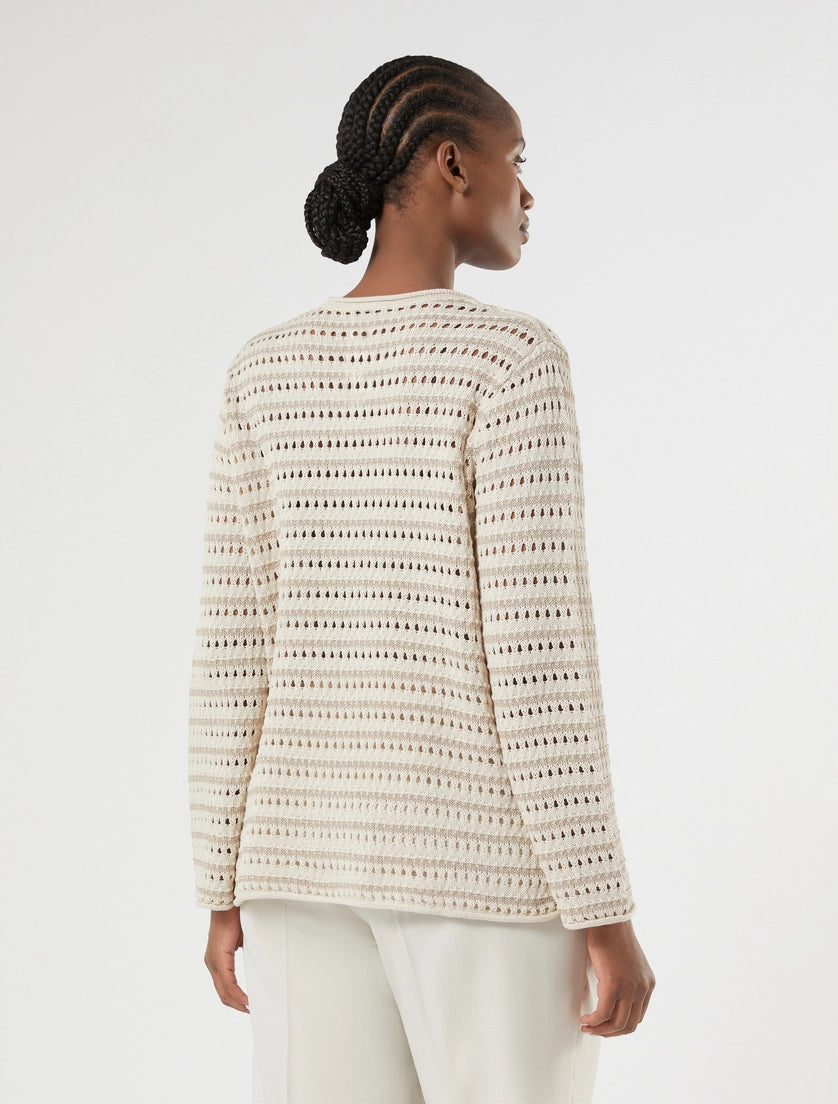 Lurex cotton sweater