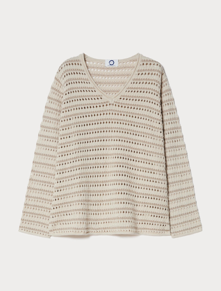 Lurex cotton sweater