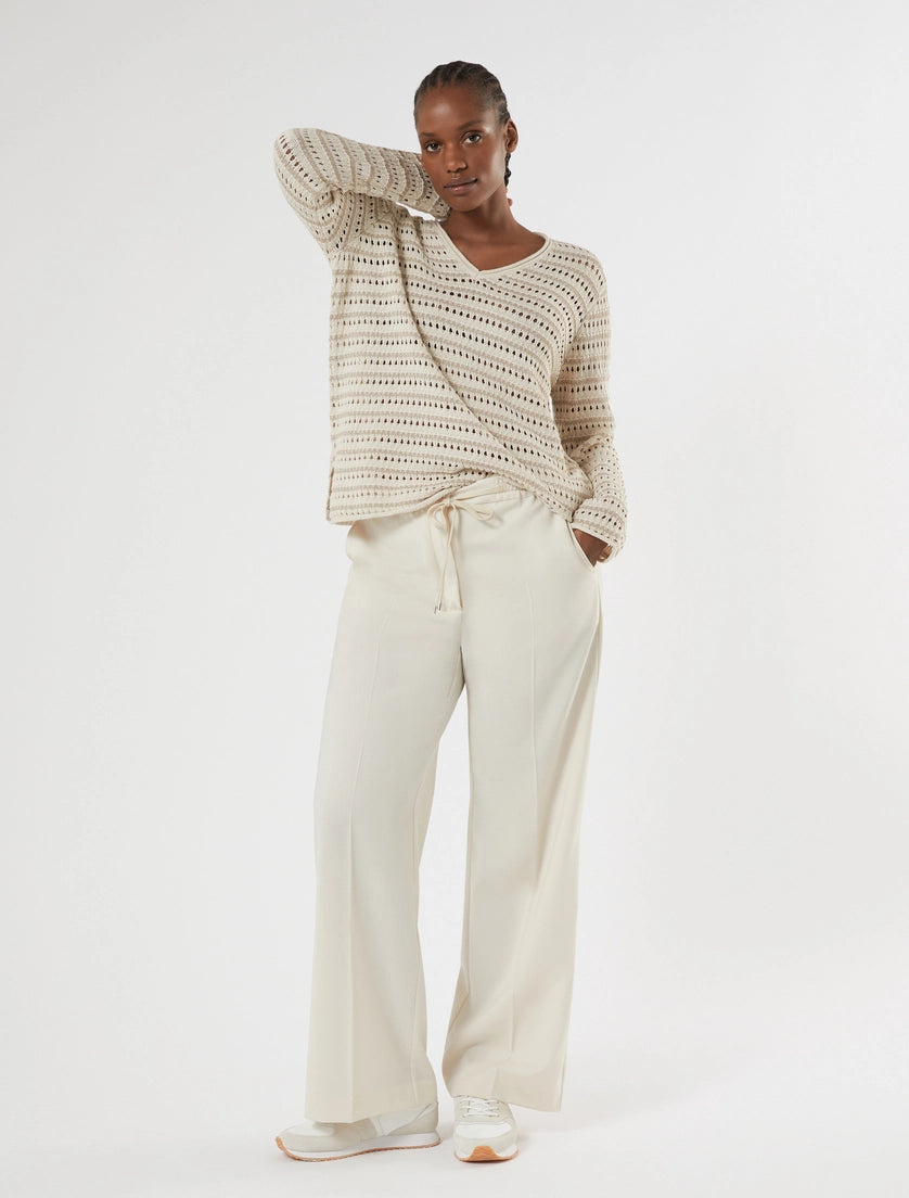 Lurex cotton sweater