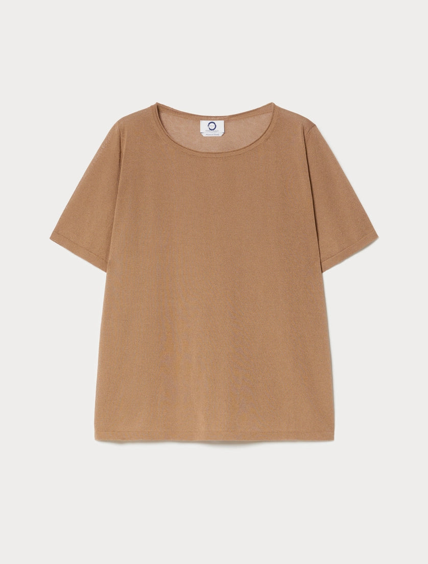 marina rinaldi viscose crêpe sweater for woman