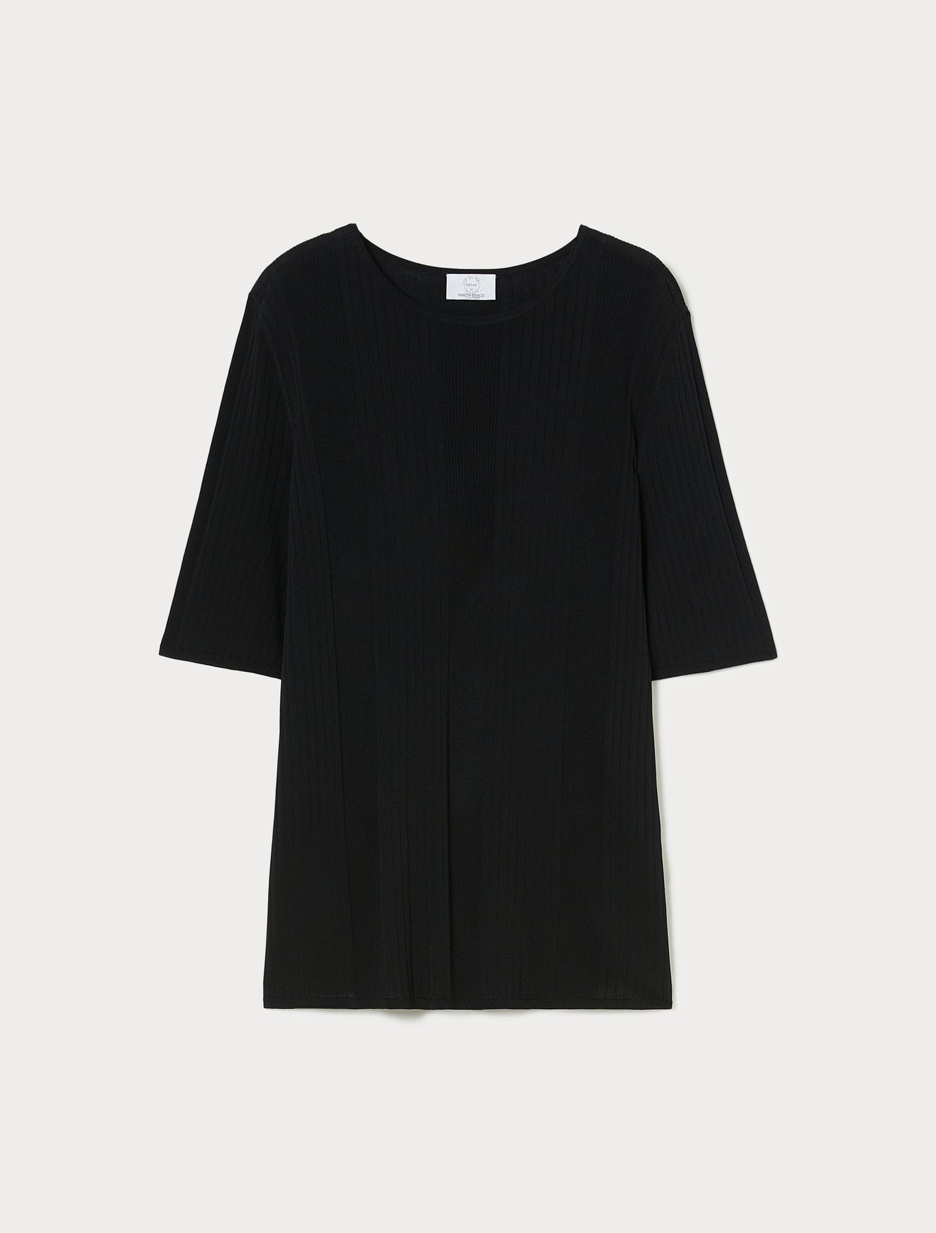 Ribbed viscose jumper