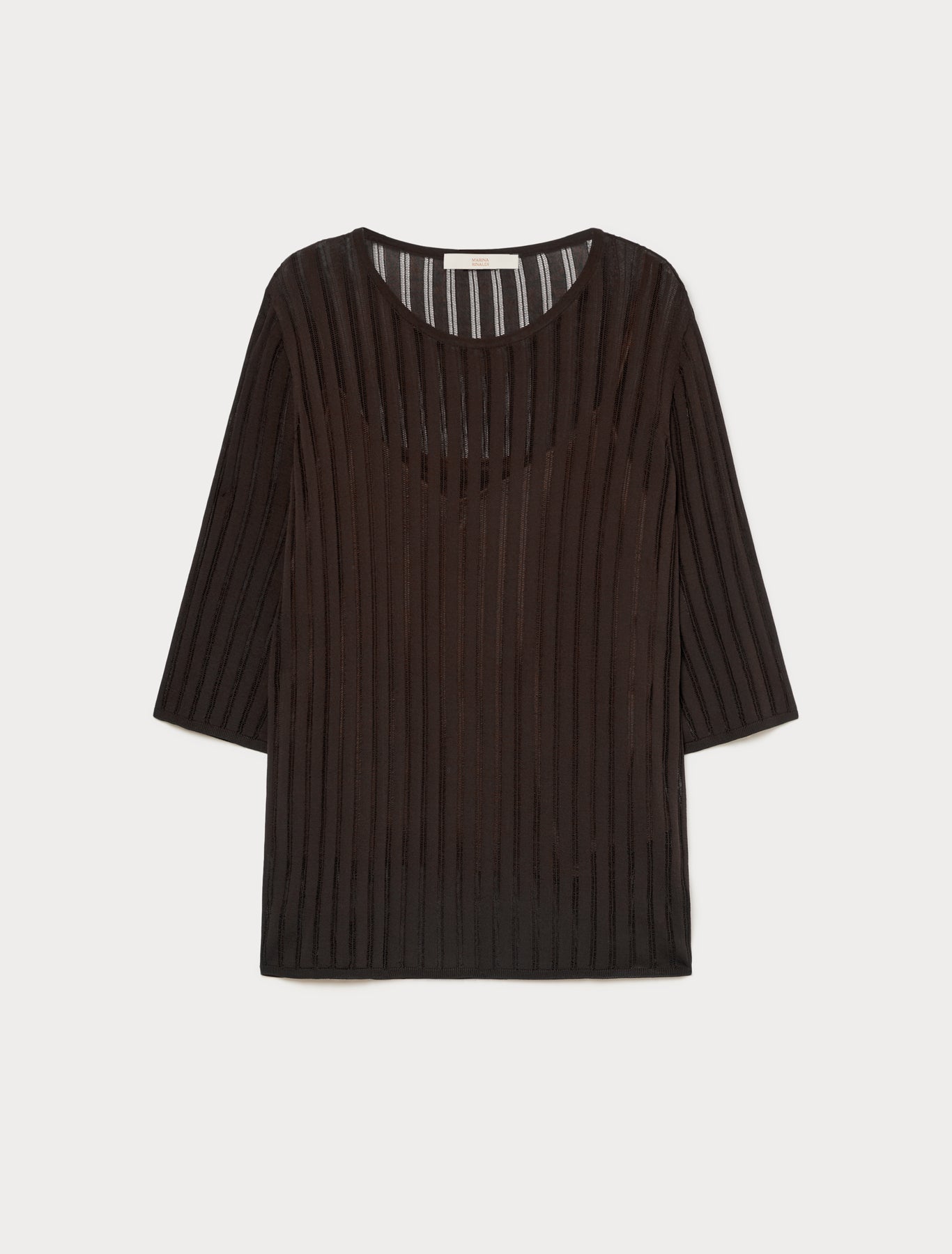 Marina Rinaldi ribbed viscose jumper for woman