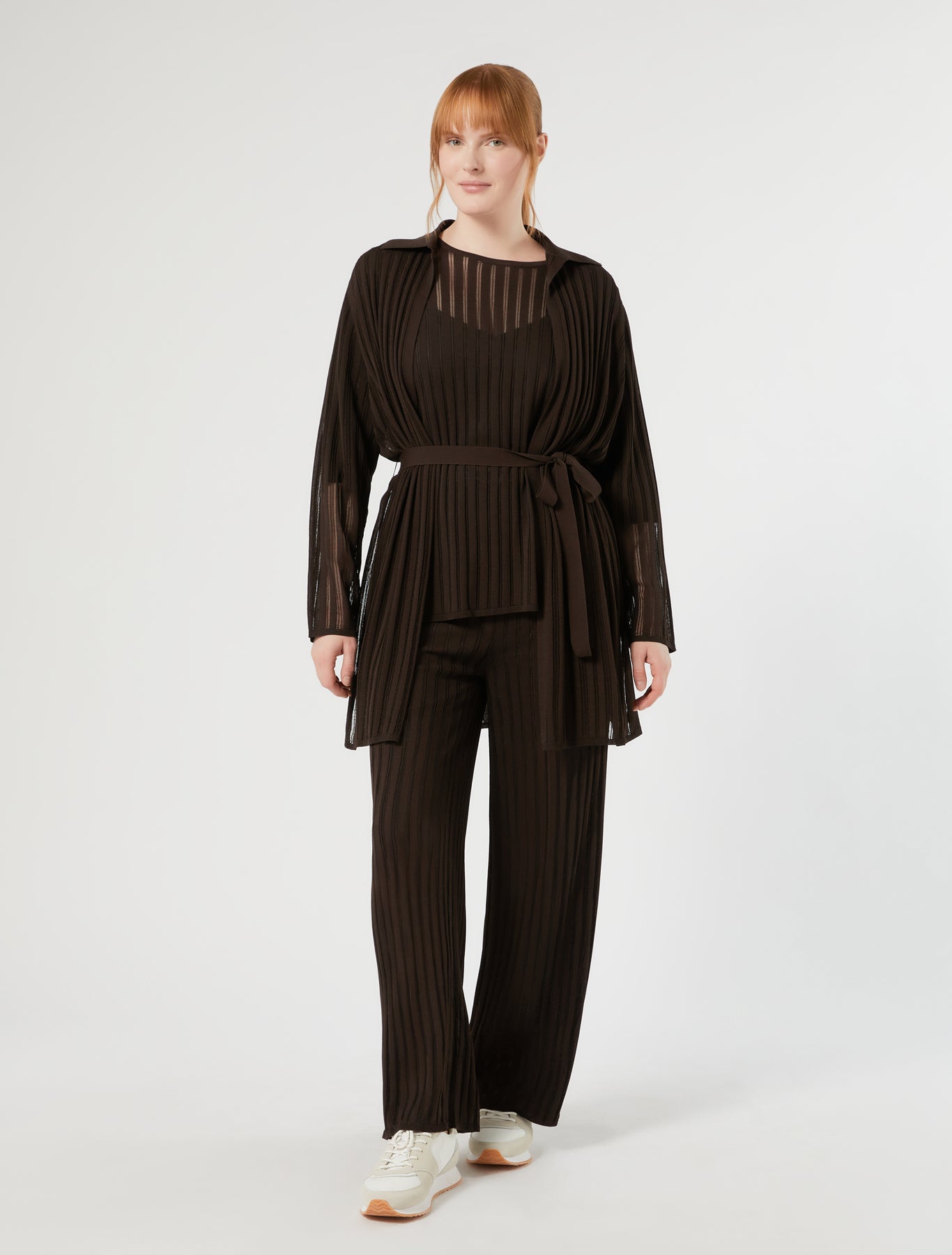 Marina Rinaldi ribbed viscose jumper for woman