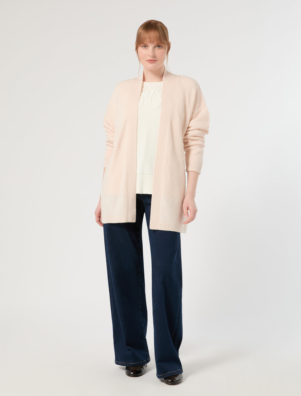 Marina Rinaldi cotton cordonnet sweater for woman