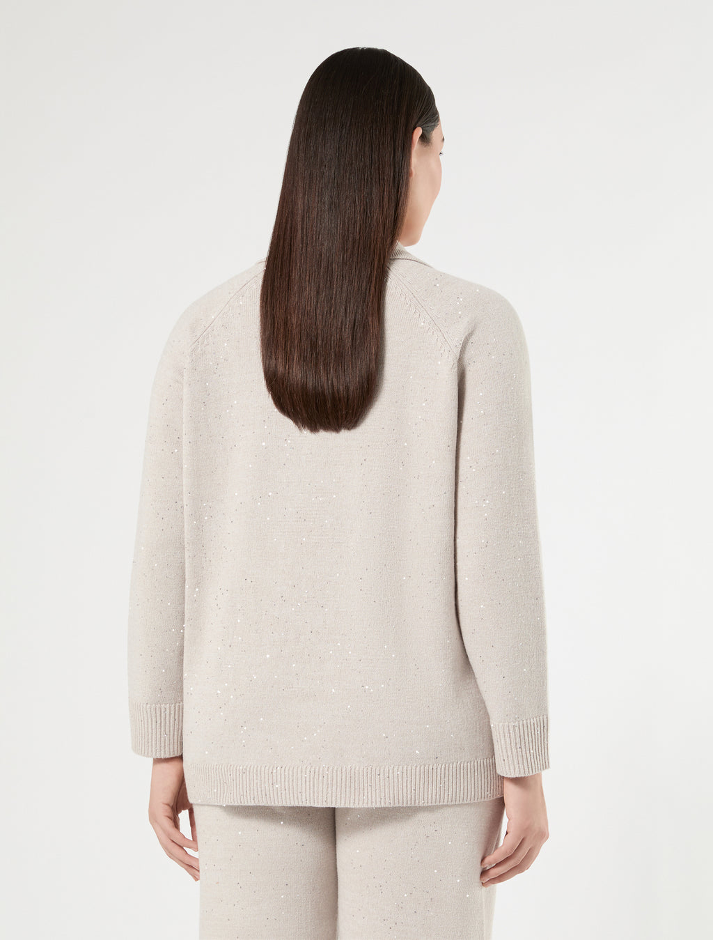 Marina Rinaldi sequinned wool-blend sweater for women