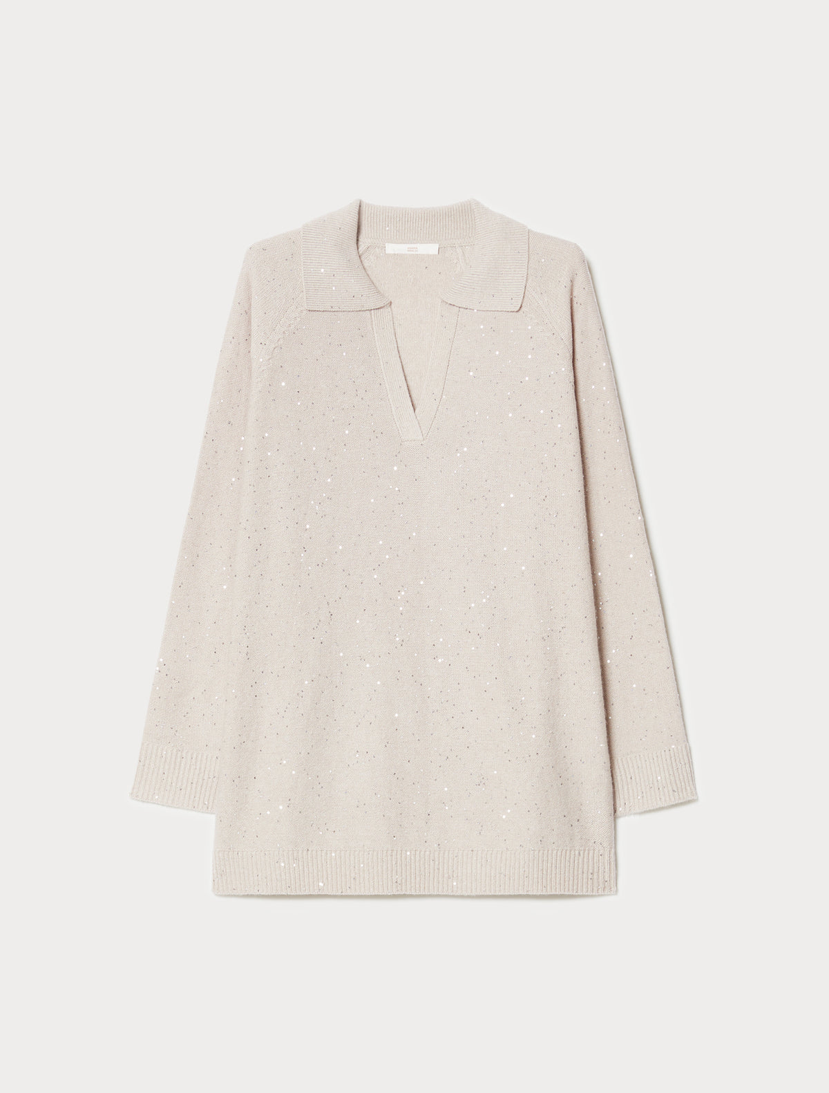 Marina Rinaldi sequinned wool-blend sweater for women