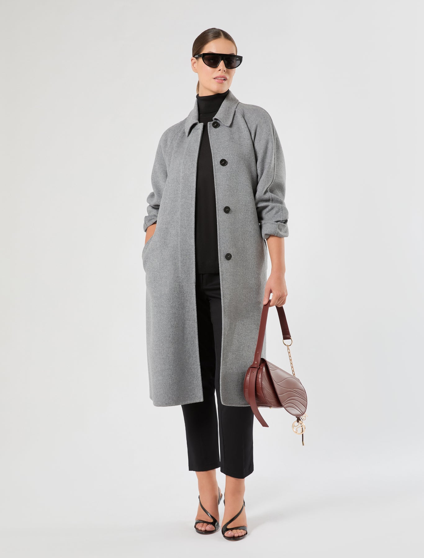 Marina Rinaldi cotton-blend yarn sweater for woman
