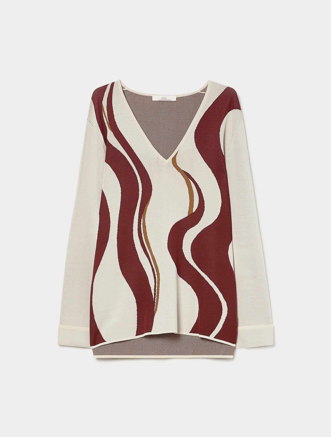 Marina Rinaldi jacquard viscose sweater for woman